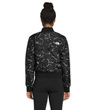 Reversible Bomber Jacket - Abstract Print and Black