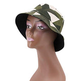 Reversible Bucket Hat - Black and Olive Green