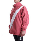 Reversible Sherpa Jacket - Pink and White