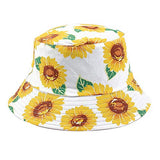 Reversible Bucket Hat - Floral and Black