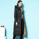 Reversible Slim Down Parka - Tan and Black