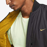 Reversible Bomber Jacket - Dark Sulfur and Black