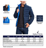 Reversible Puffer Jacket - Red Plaid and Navy