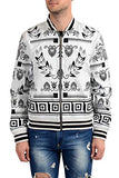 Reversible Bomber Jacket - Black and White - Large