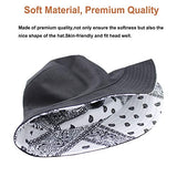 Reversible Bucket Hat - Paisley White and Black