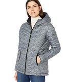 Reversible Packable Down Jacket - Black and Grey