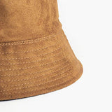 Reversible Bucket Hat - Vegan Suede and Black