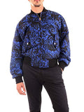 Reversible Bomber Jacket - Blue and Black