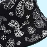Reversible Bucket Hat - Paisley and Black