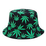 Reversible Bucket Hat - Black and Green