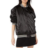 Reversible Embroidered Bomber Jacket - White and Black