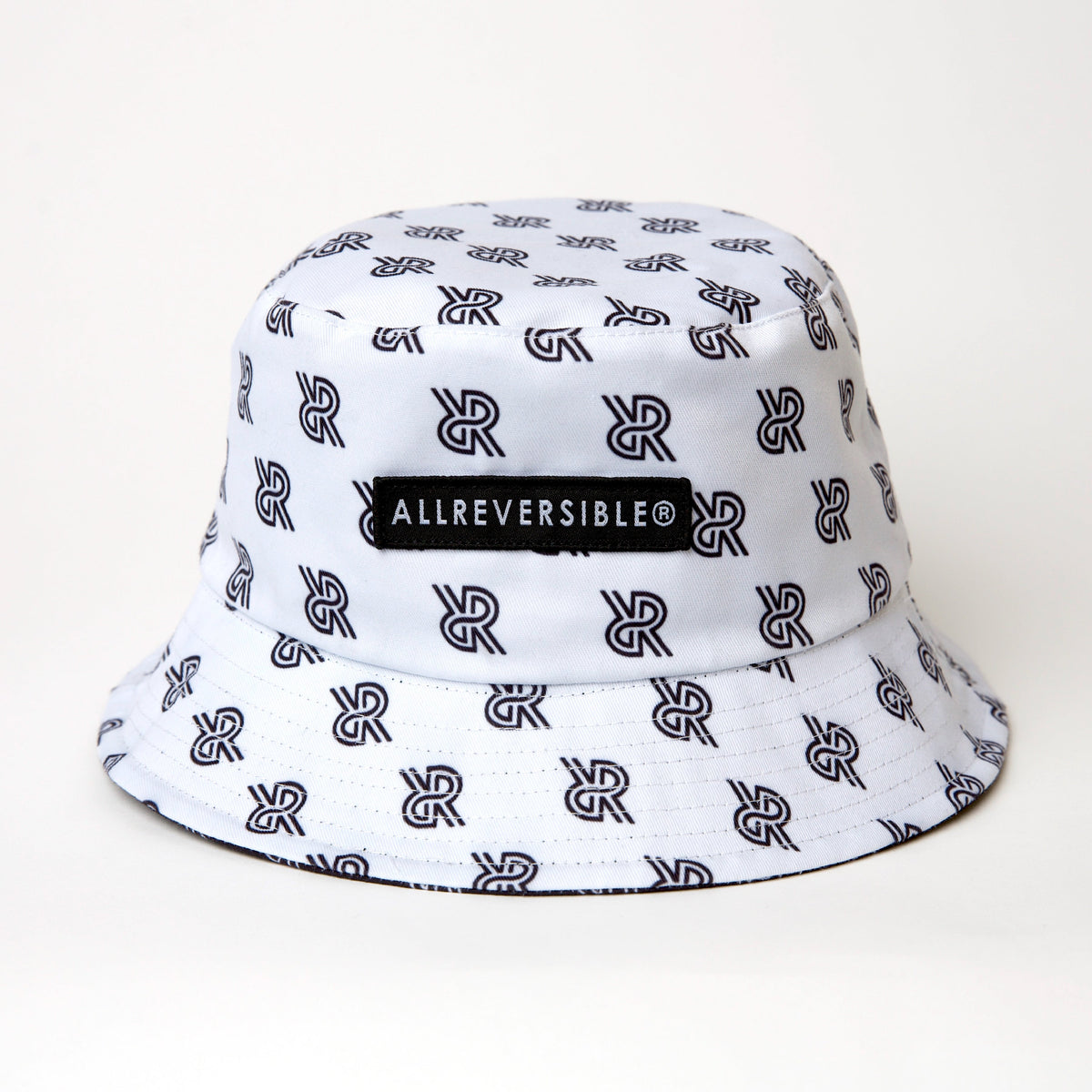 Reversible Bucket Hat - Black - ALLREVERSIBLE® White and