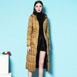 Reversible Slim Down Parka - Tan and Black