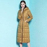 Reversible Slim Down Parka - Tan and Black