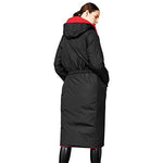 Reversible Hooded Down Coat - Red and Black