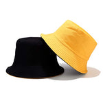 Reversible Bucket Hat - Gold Yellow and Black