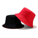 Reversible Bucket Hat - Red and Black