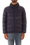 Reversible Down Jacket - Olive and Navy