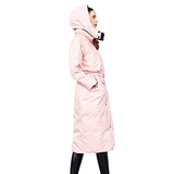 Reversible Hooded Down Coat - Pink and Black