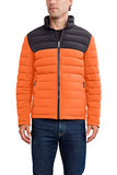Reversible Puffer Jacket - Orange and Grey
