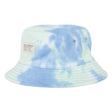 Reversible Bucket Hat - Tie Dye and Light Blue