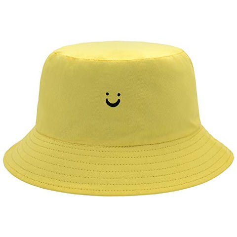 Reversible Bucket Hat - Unisex - Light Blue and Yellow – ALLREVERSIBLE
