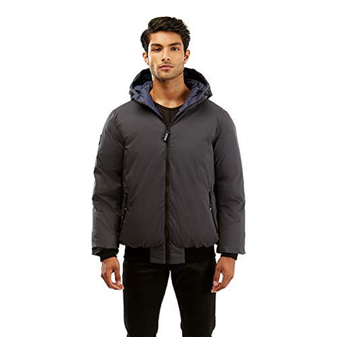 F Naf Jacket Reverable Reversible 750 Down Jacket - Men's - Triple F.A.T. - Navy and Grey ...