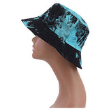 Reversible Bucket Hat - Teal and Black