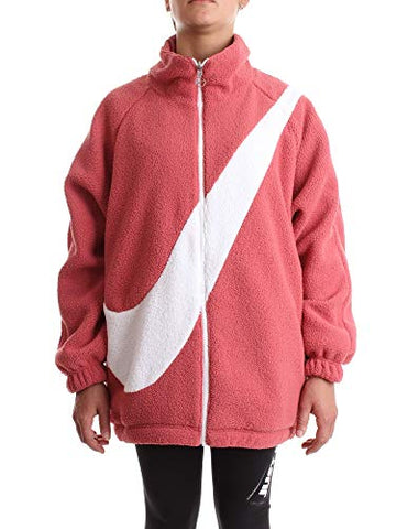 Reversible Sherpa Jacket - Pink and White