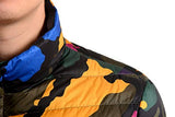 Reversible Down Jacket - Camo and Navy - Small