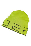 Reversible Hat - Lime Green and Black