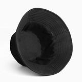 Reversible Bucket Hat - Vegan Suede and Black