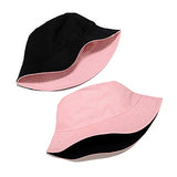 Reversible Bucket Hat - Pink and Black