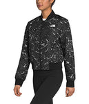 Reversible Bomber Jacket - Abstract Print and Black
