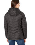 Reversible Packable Down Jacket - Black and Grey