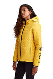 Reversible Packable Down Jacket - Yellow and Black
