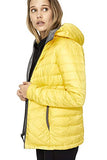 Reversible Packable Down Jacket - Grey and Yellow