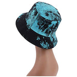 Reversible Bucket Hat - Teal and Black