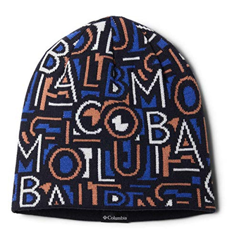 Reversible Beanie - Blue and Black