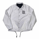 reversible jacket men's coach coach's coaches jacket in black and white