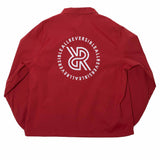 reversible jacket men's coach coach's coaches jacket in burgundy red and grey
