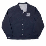 reversible jacket men's coach coach's coaches jacket in navy and grey